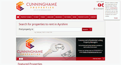 Desktop Screenshot of cunninghameproperties.co.uk