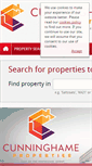 Mobile Screenshot of cunninghameproperties.co.uk